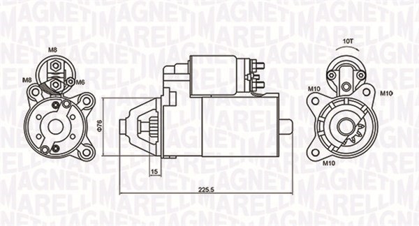 Startmotor MAGNETI MARELLI