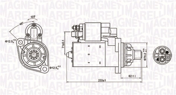 Startmotor Magneti marelli 063721337010 MAGNETI MARELLI Startmotor Magneti marelli 063721337010 MAGNETI MARELLI