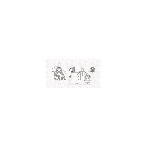 Startmotor Magneti marelli 063721394010 MAGNETI MARELLI