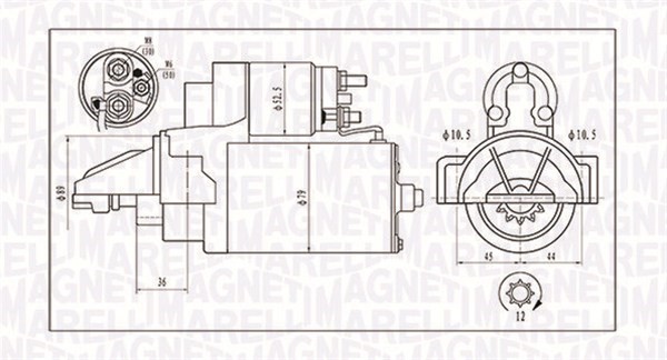 Startmotor MAGNETI MARELLI