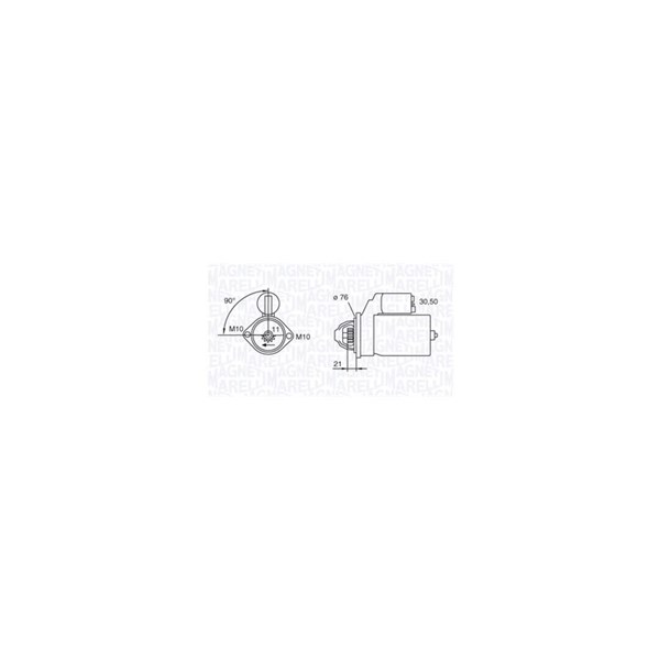 Startmotor 12V Magneti marelli 063721473010 MAGNETI MARELLI