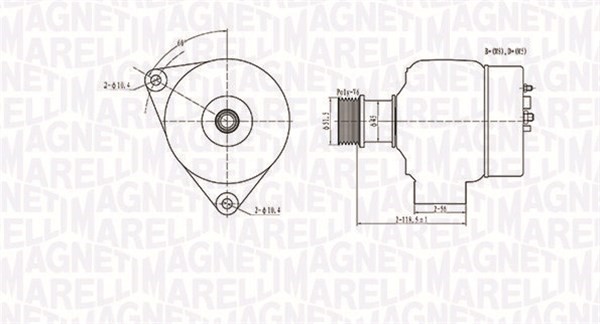 Generator Magneti marelli 063731138010 MAGNETI MARELLI