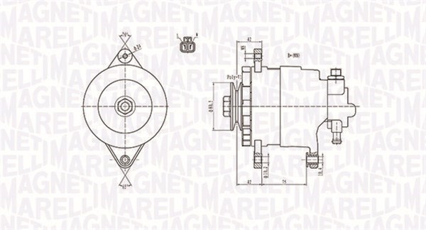 Generator Magneti marelli 063731172010 MAGNETI MARELLI