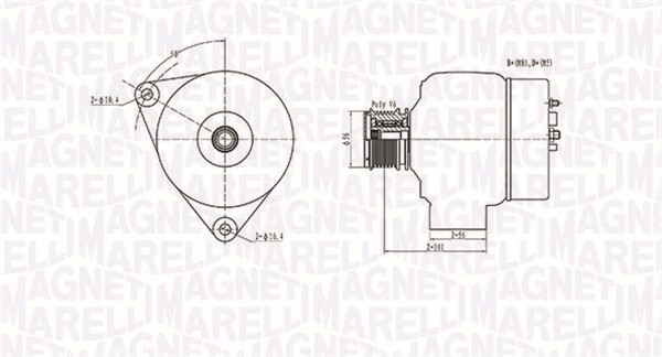 Generator Magneti marelli 063731209010 MAGNETI MARELLI