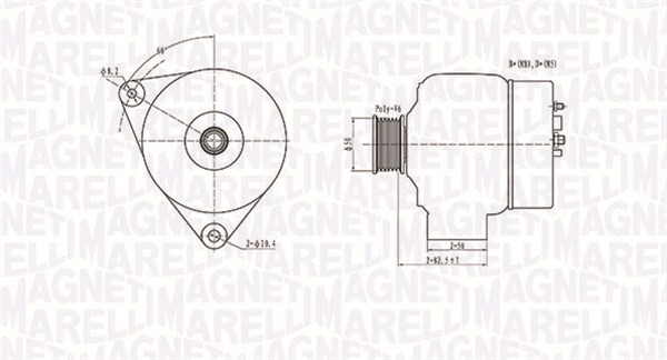 Generator Magneti marelli 063731301010 MAGNETI MARELLI