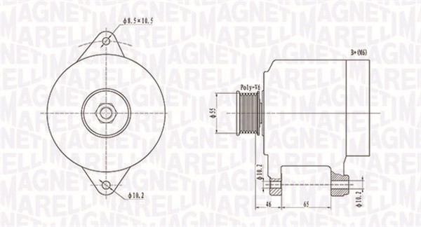 Generator Magneti marelli 063731306010 MAGNETI MARELLI
