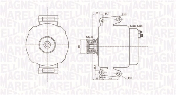 Generator Magneti marelli 063731481010 MAGNETI MARELLI