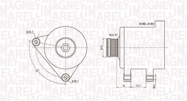 Generator Magneti marelli 063731559010 MAGNETI MARELLI