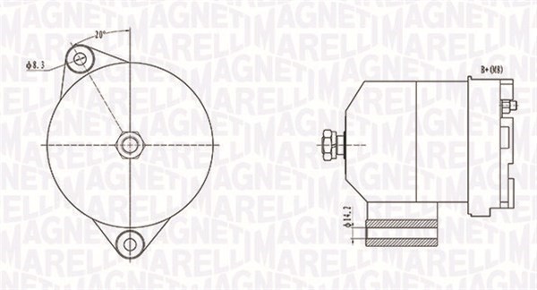 Generator Magneti marelli 063731586010 MAGNETI MARELLI