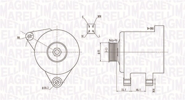 Generator Magneti marelli 063731605010 MAGNETI MARELLI