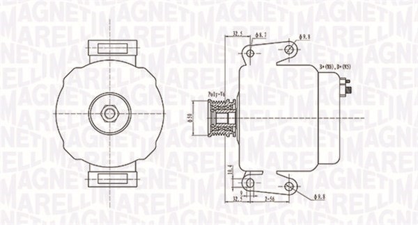 Generator Magneti marelli 063731630010 MAGNETI MARELLI
