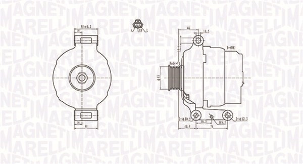 Generator Magneti marelli 063731636010 MAGNETI MARELLI