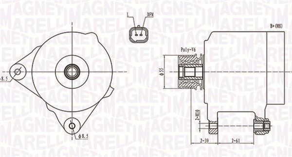 Generator Magneti marelli 063731762010 MAGNETI MARELLI