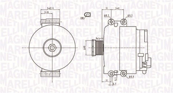 Generator Magneti marelli 063731774010 MAGNETI MARELLI