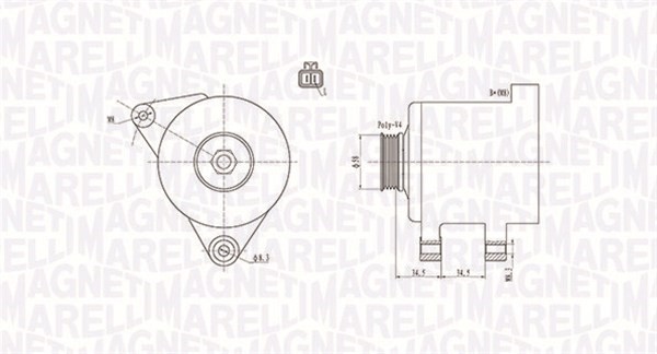 Generator Magneti marelli 063731789010 MAGNETI MARELLI Generator Magneti marelli 063731789010 MAGNETI MARELLI