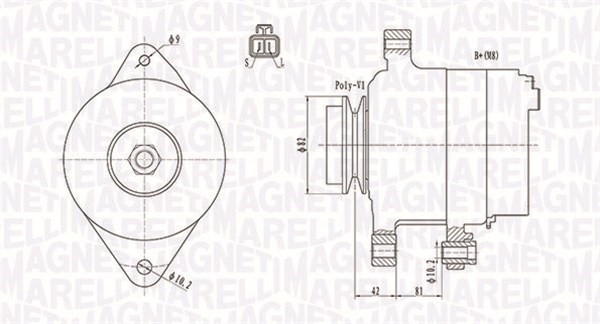 Generator Magneti marelli 063731806010 MAGNETI MARELLI