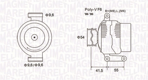 Generator Magneti marelli 063731855010 MAGNETI MARELLI