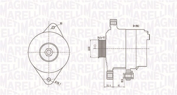Generator Magneti marelli 063731891010 MAGNETI MARELLI