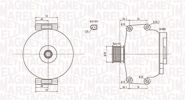 Generator Magneti marelli 063731908010 MAGNETI MARELLI Generator Magneti marelli 063731908010 MAGNETI MARELLI