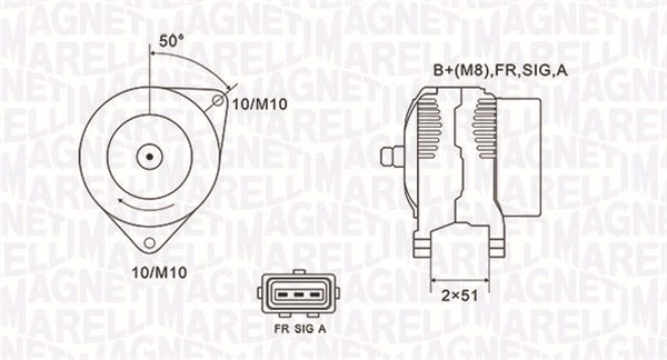 Generator Magneti marelli 063731941010 MAGNETI MARELLI