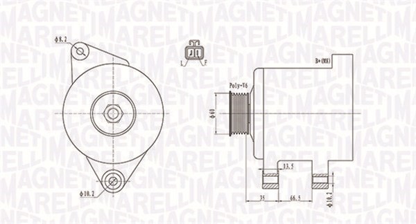Generator Magneti marelli 063732017010 MAGNETI MARELLI
