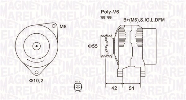 Generator Magneti marelli 063732126010 MAGNETI MARELLI Generator Magneti marelli 063732126010 MAGNETI MARELLI