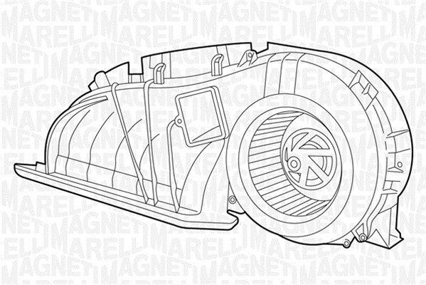 Kupéfläkt Magneti marelli 069401324010 MAGNETI MARELLI