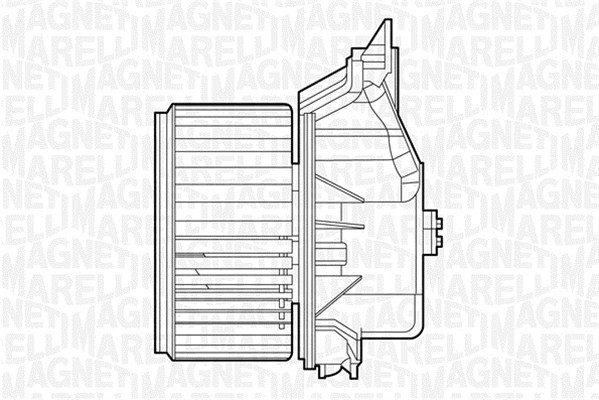 Kupéfläkt 12V Magneti marelli 069412528010 MAGNETI MARELLI