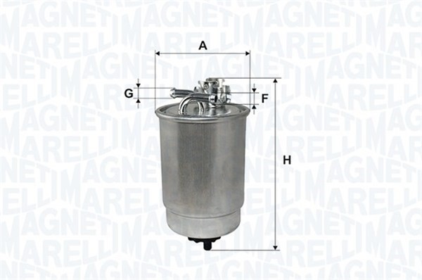 Bränslefilter Magneti marelli 152071761717 MAGNETI MARELLI