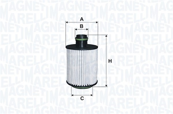 Oljefilter Magneti marelli 153071760516 MAGNETI MARELLI