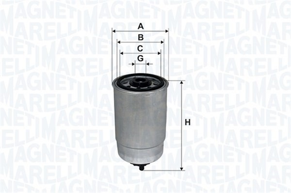 Bränslefilter Magneti marelli 153071760647 MAGNETI MARELLI