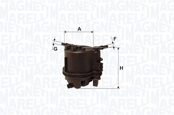 Bränslefilter Magneti marelli 153071760720 MAGNETI MARELLI