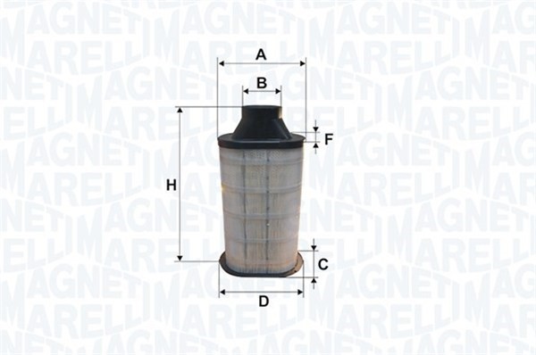 Luftfilter Magneti marelli 153071762355 MAGNETI MARELLI
