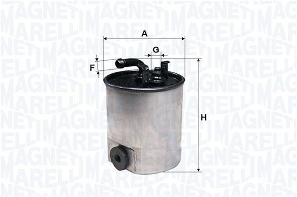 Bränslefilter Magneti marelli 153071762420 MAGNETI MARELLI