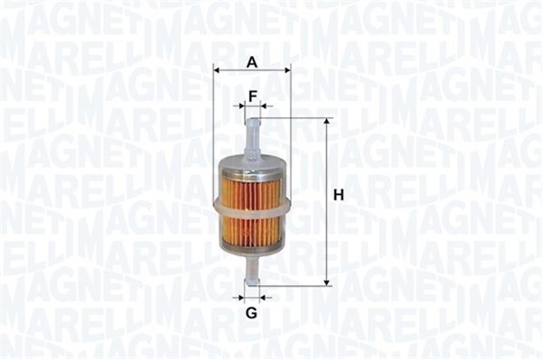 Bränslefilter Magneti marelli 153071762433 MAGNETI MARELLI