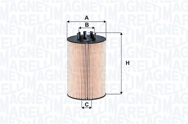 Oljefilter Magneti marelli 153071762435 MAGNETI MARELLI