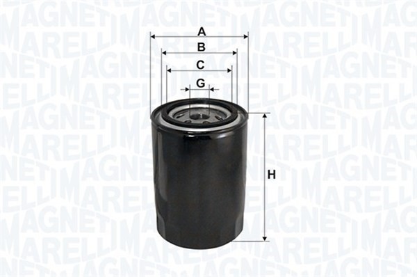 Oljefilter Magneti marelli 153071762446 MAGNETI MARELLI