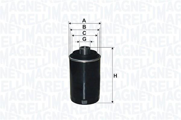 Oljefilter Magneti marelli 153071762447 MAGNETI MARELLI