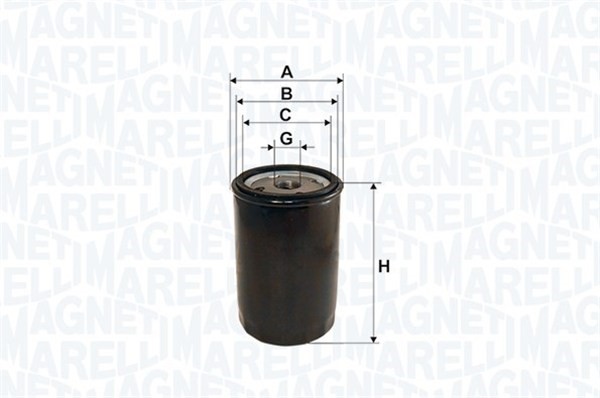 Oljefilter Magneti marelli 153071762448 MAGNETI MARELLI