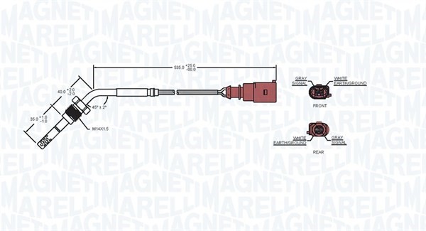 Sensor, avgastemperatur Magneti marelli 172000213010 MAGNETI MARELLI Sensor, avgastemperatur Magneti marelli 172000213010 MAGNETI MARELLI