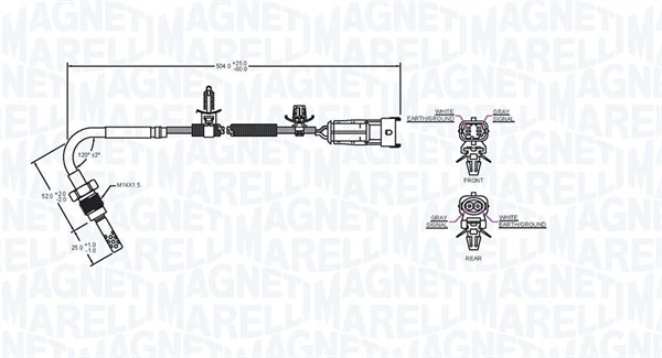 Sensor, avgastemperatur Magneti marelli 172000221010 MAGNETI MARELLI Sensor, avgastemperatur Magneti marelli 172000221010 MAGNETI MARELLI