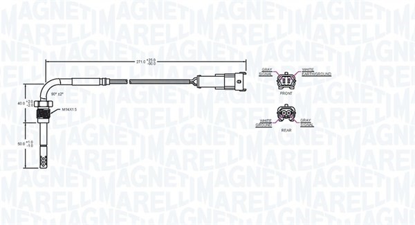 Sensor, avgastemperatur Magneti marelli 172000227010 MAGNETI MARELLI Sensor, avgastemperatur Magneti marelli 172000227010 MAGNETI MARELLI