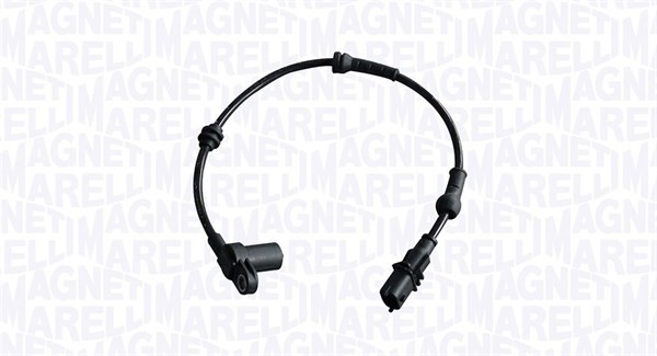 ABS-givare, Sensor, hjulvarvtal, Fram, höger eller vänster Magnet MAGNETI MARELLI