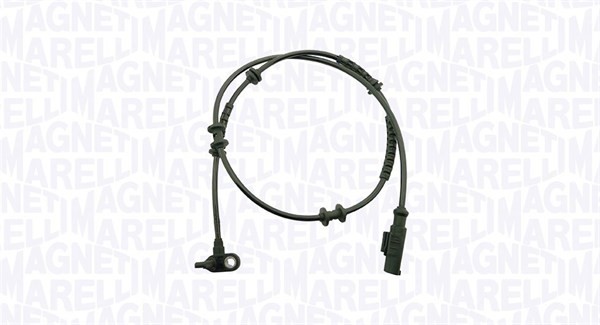 ABS-givare, Sensor, hjulvarvtal, Fram, höger eller vänster Magnet MAGNETI MARELLI
