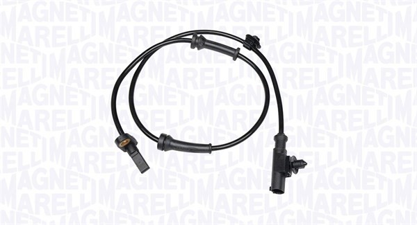 ABS-givare, Sensor, hjulvarvtal, Bakaxel, båda sidor MAGNETI MARELLI
