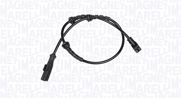 ABS-givare, Sensor, hjulvarvtal, Fram, höger eller vänster Magnet MAGNETI MARELLI