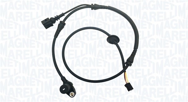 ABS-givare, Sensor, hjulvarvtal, Fram, höger eller vänster Magnet MAGNETI MARELLI ABS-givare, Sensor, hjulvarvtal, Fram, höger eller vänster Magnet MAGNETI MARELLI