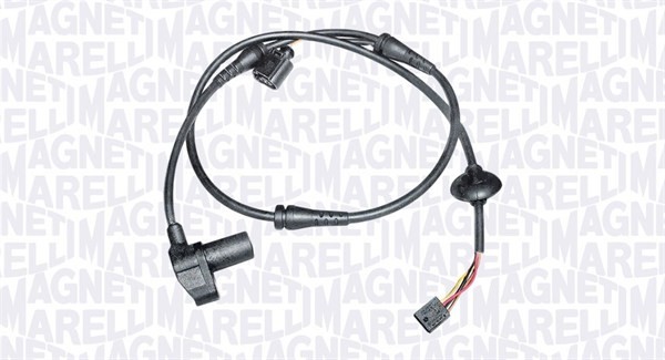 ABS-givare, Sensor, hjulvarvtal, Fram, höger eller vänster Magnet MAGNETI MARELLI