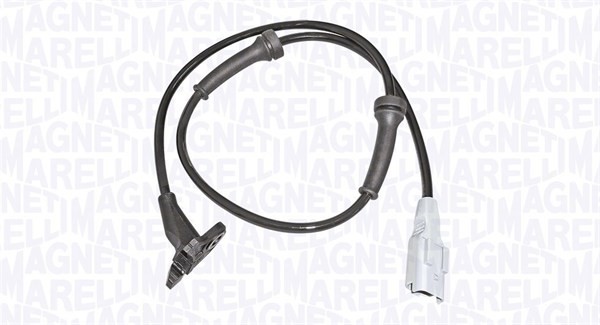 ABS-givare, Sensor, hjulvarvtal, Fram, höger eller vänster Magnet MAGNETI MARELLI