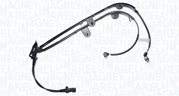 ABS-givare, Sensor, hjulvarvtal, Bakaxel, båda sidor Magneti mare MAGNETI MARELLI